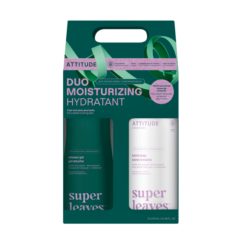 Coffret gel douche et savon  à mains : Super Leaves™