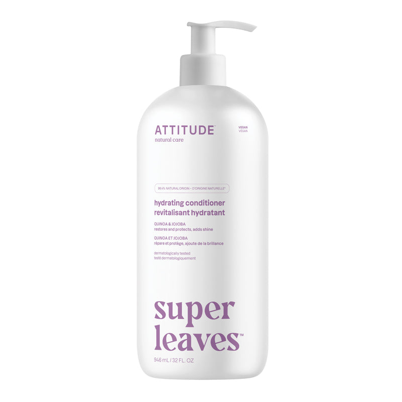 ATTITUDE Super Leaves Conditioner Moisture Rich Restores and protects, adds shine _en?_main? 946 mL