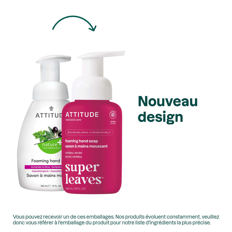 Savon mousse pour les mains : Super Leaves