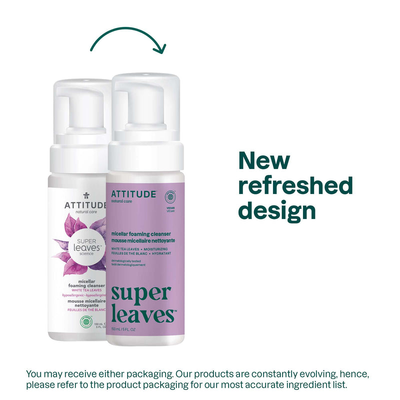 Micellar foaming cleanser : SUPER LEAVES™