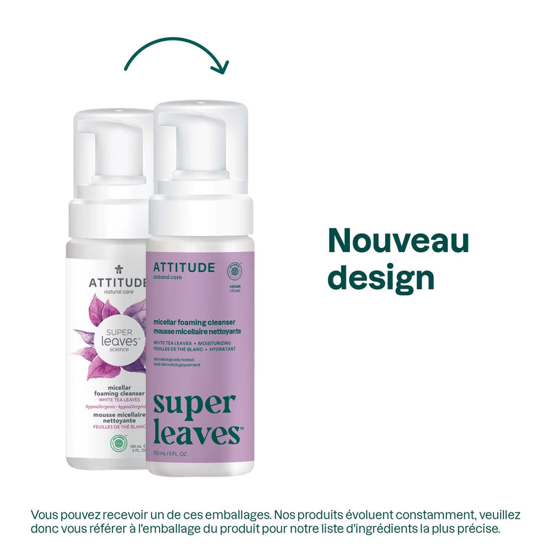 Micellar foaming cleanser : SUPER LEAVES™