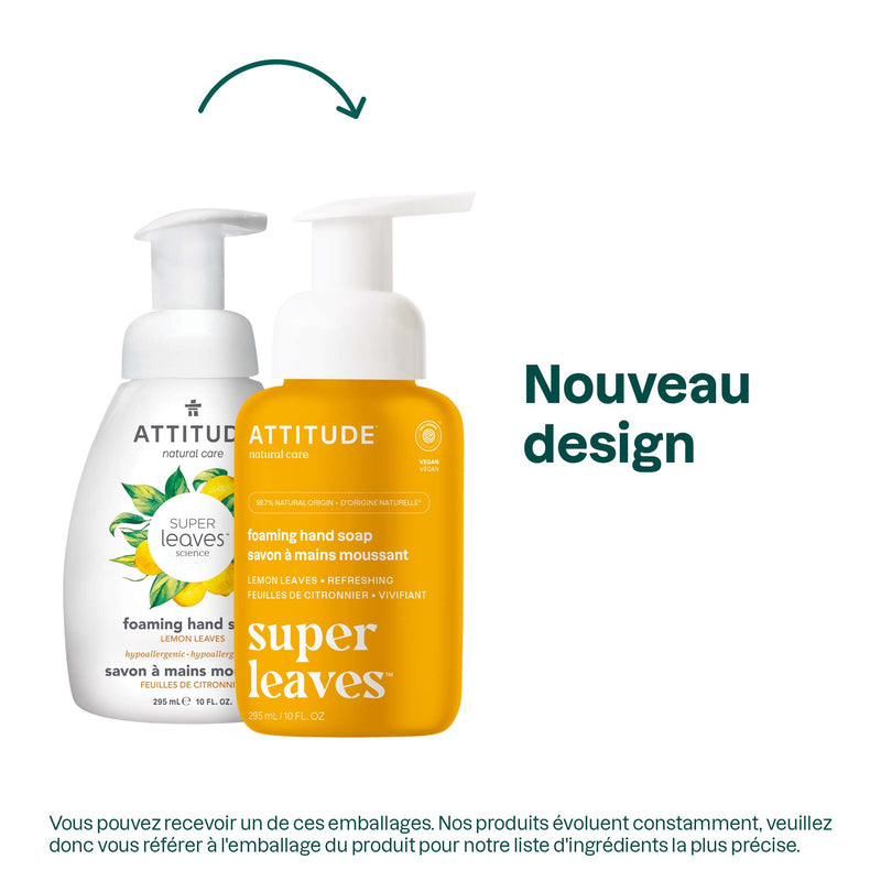 Savon mousse pour les mains : SUPER LEAVES™