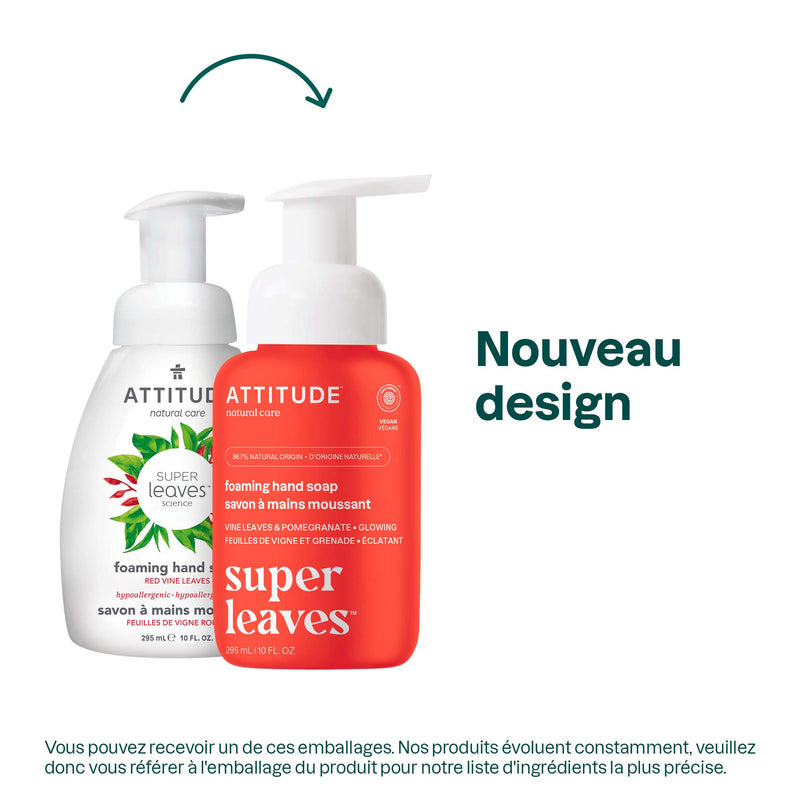 Savon mousse pour les mains : SUPER LEAVES™