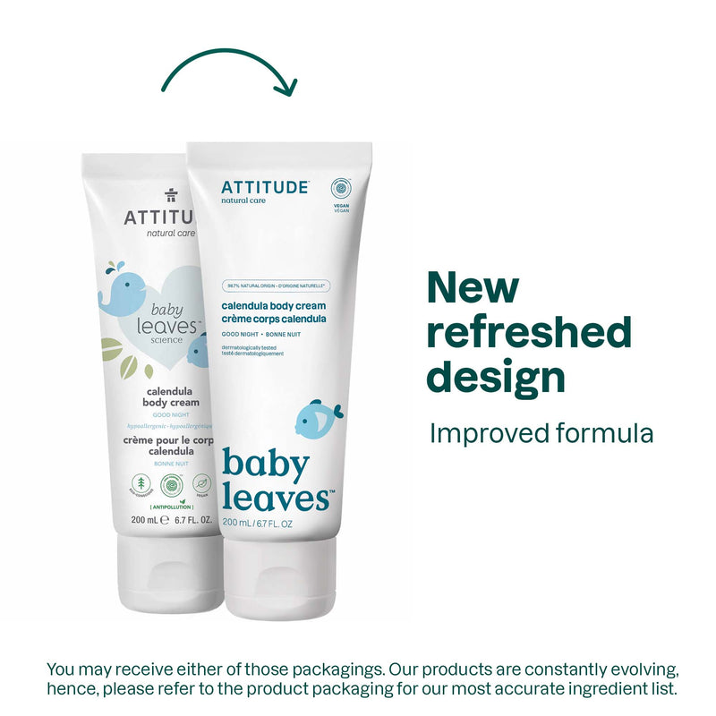 ATTITUDE baby leaves™ Calendula Natural Body Cream Good Night 16713_en? Good Night