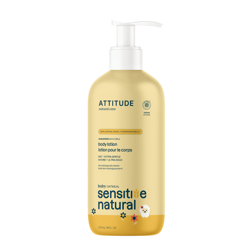 Lotion pour le corps : Peau sensible bébé : Sans odeur
