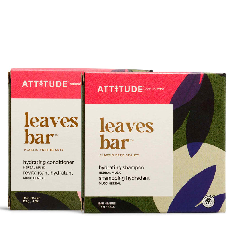 Hydrating Shampoo & Conditioner Duo : leaves bar™