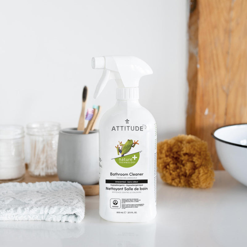 ATTITUDE Nature+ Bathroom Cleaner Unscented Bottle 800 mL 10490_en?_hover? Unscented / Bottle 800 mL