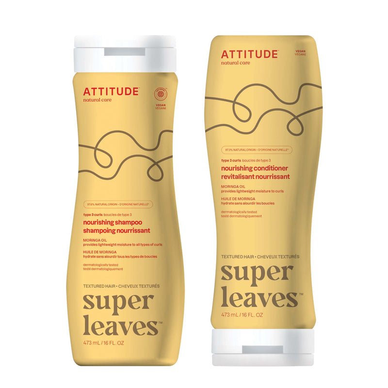 Duo shampoing et revitalisant Hydratation des Boucles : SUPER LEAVES™