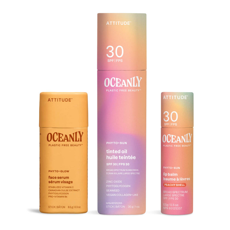 Routine peau éclatante avec FPS 30 : Oceanly