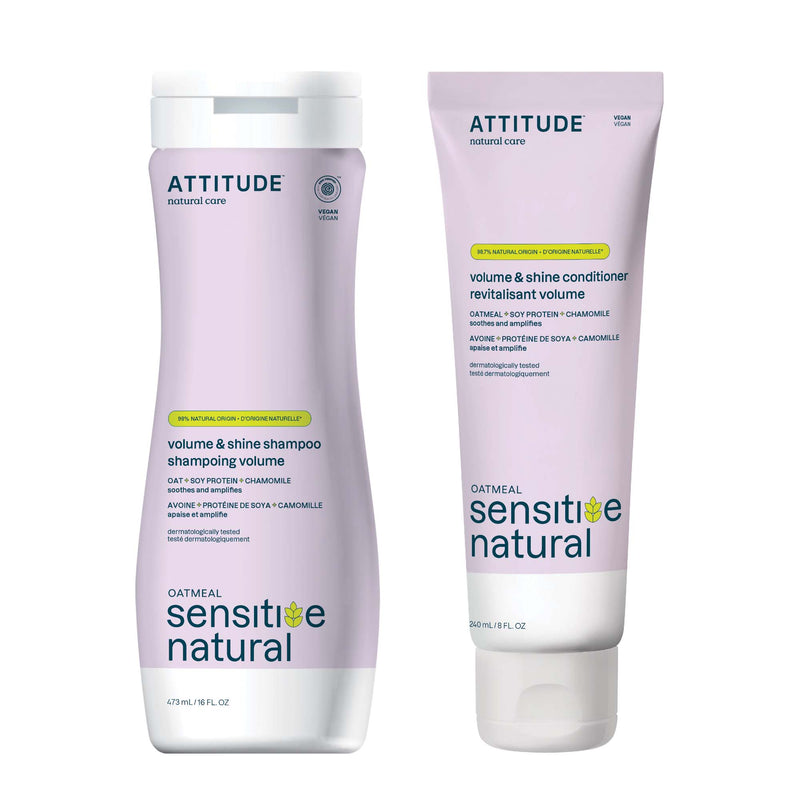 Volume & shine shampoo and conditioner duo : SENSITIVE SKIN