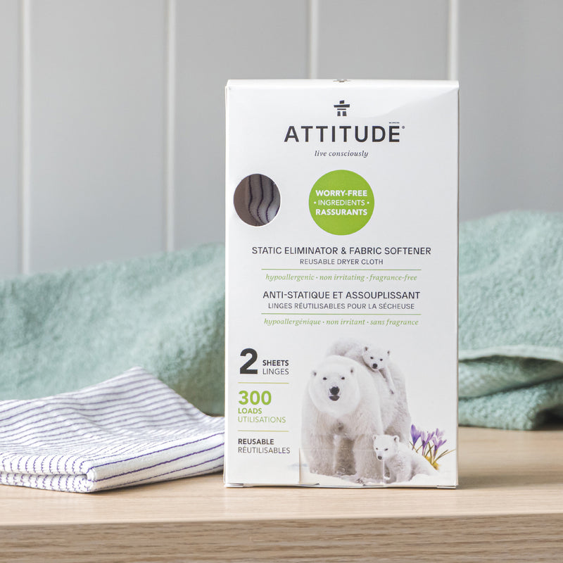 ATTITUDE Nature+ Static Eliminator & Softener Reusable Dryer Clothes 12400_en?_hover?