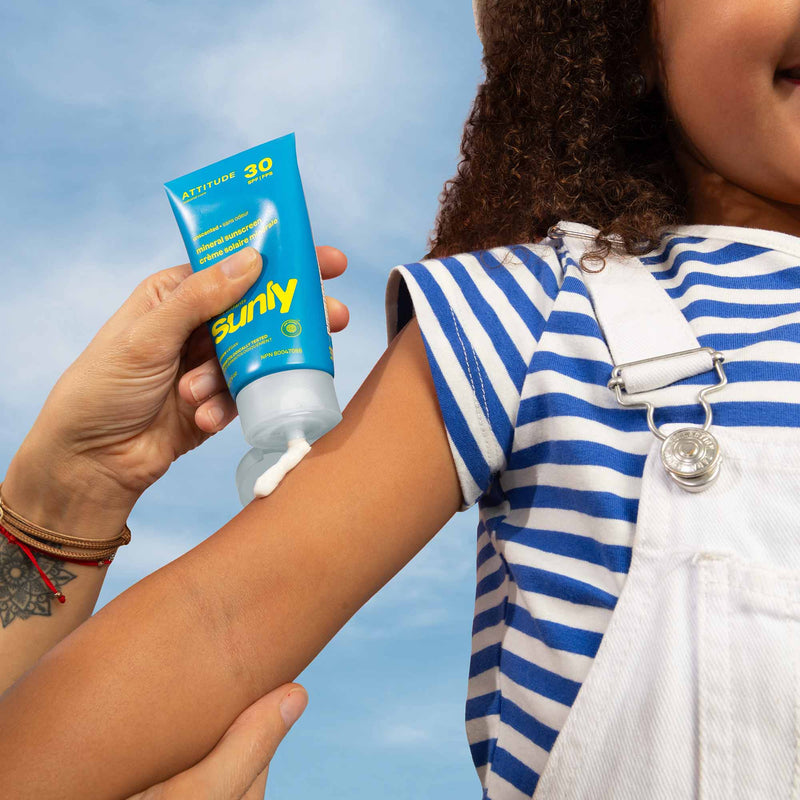 Crème solaire minérale pour enfants FPS 30 : Sunly