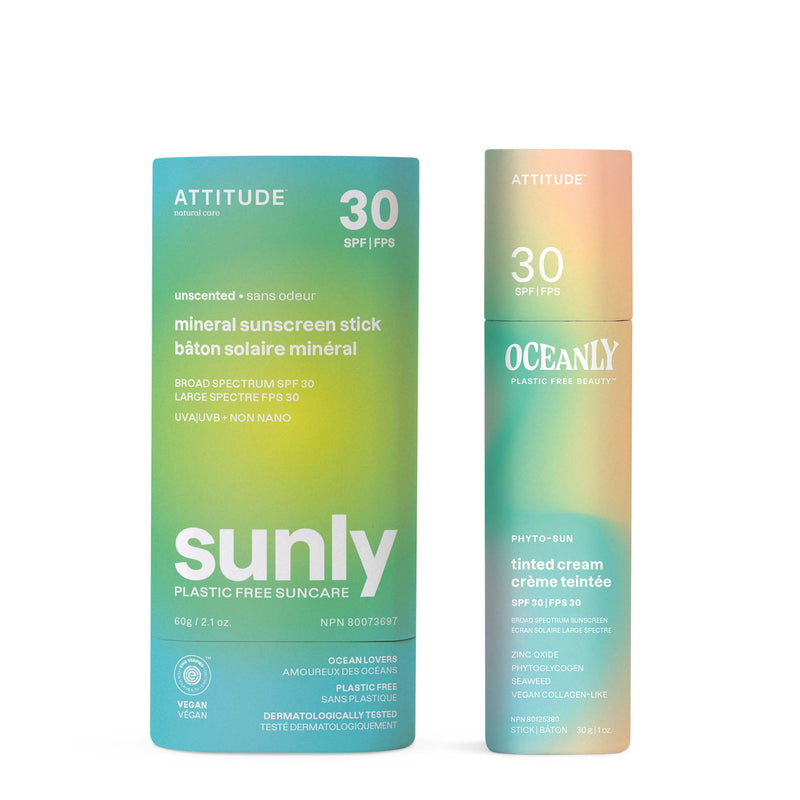 Duo visage et corps stick solaire minéral : Oceanly - Sunly